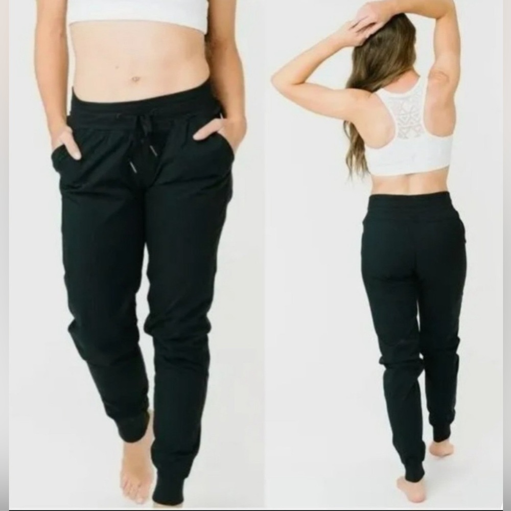 NWT Zyia Active Black Trail Joggers 31" Size M